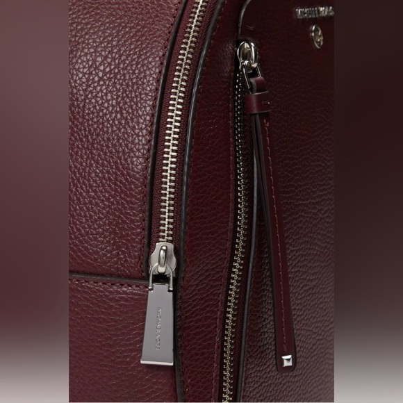 Michael Kors Brooklyn Medium Pebbled Leather Backpack - Picture 4 of 9